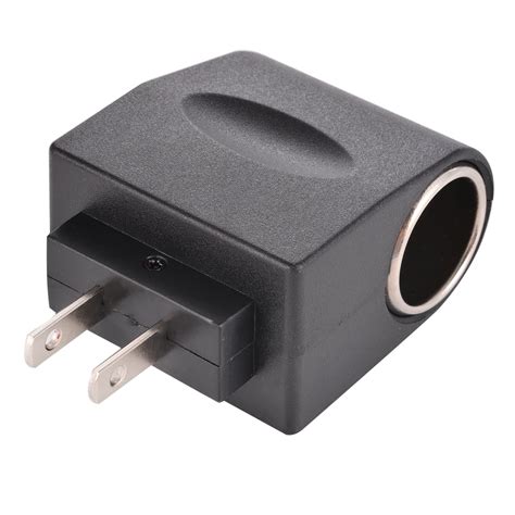 simyoung  ac   dc car cigarette lighter socket charger adapter  plug black walmartcom