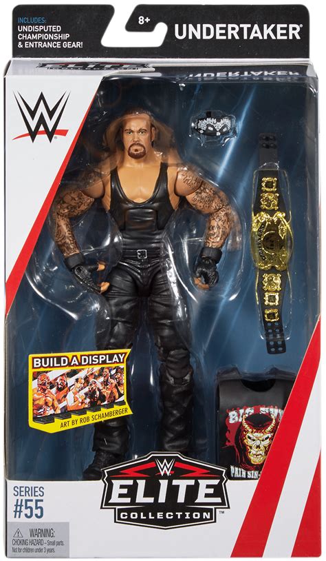 wwe undertaker elite  toy wrestling action figure