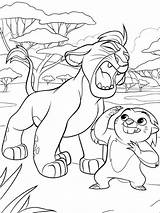 Lion Guard Coloring Pages Kion Color Kids sketch template