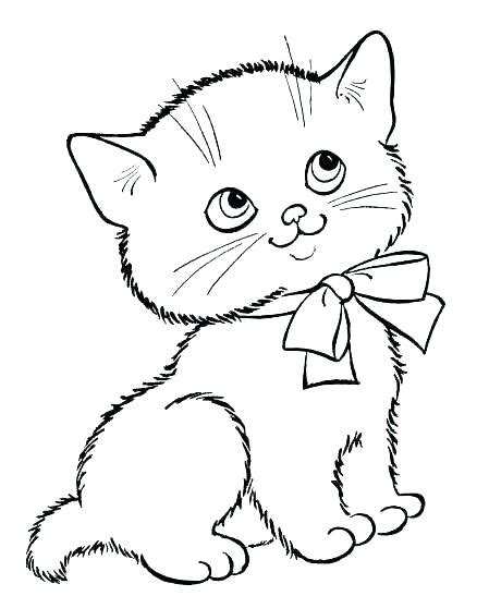 cute baby kitten coloring pages  getcoloringscom  printable