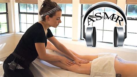 asmr legs massage christen 2 relaxing massage therapy techniques