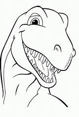 Coloring Dinosaur Cartoon Pages Printable Kids Popular sketch template