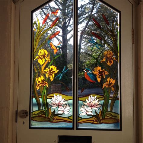 I Love These Stained Glass Effect Painted Door Panels They Look