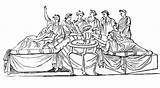 Roman Ancient Meal Rome Clipart Classroom Bookunitsteacher sketch template