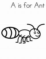 Ant Coloring Pages Ants Kids Color sketch template