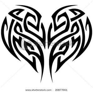 pin  jonathan pineda   tribal heart tribal heart tattoos