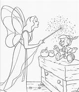 Coloring Pinocchio Fairy Pages Disney Cartoon Bluey Printable Pinocho Fairies Coloringpages7 Colorare Da Choose Board sketch template