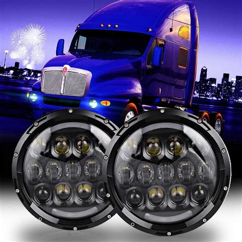 led headlights  kenworth      tractor trailer truck lamps  car light