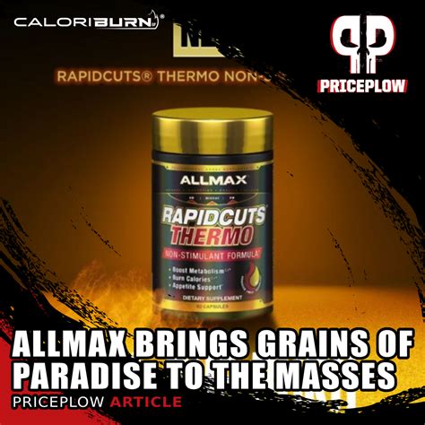 allmax rapidcuts thermo brings caloriburn   masses  priceplow blog