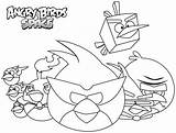 Angry Birds Coloring Kids Pages Simple Characters sketch template