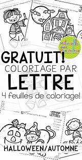 Halloween French Fall Colour Teacherspayteachers Letter Worksheets sketch template