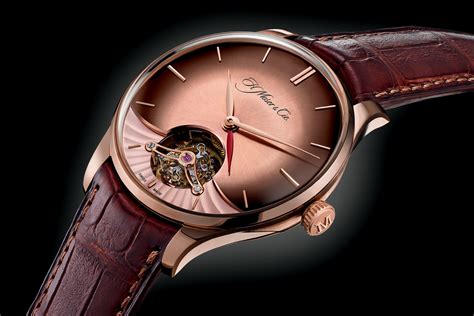 moser cie venturer tourbillon dual time monochrome watches