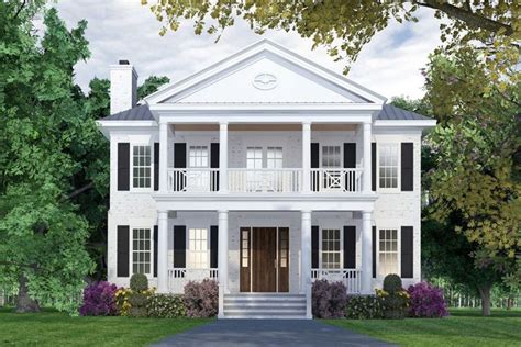 plan nc colonial style house plan  main floor master suite   colonial house
