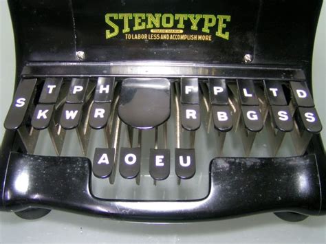 stenotype stenotype  images  pinterest typewriters