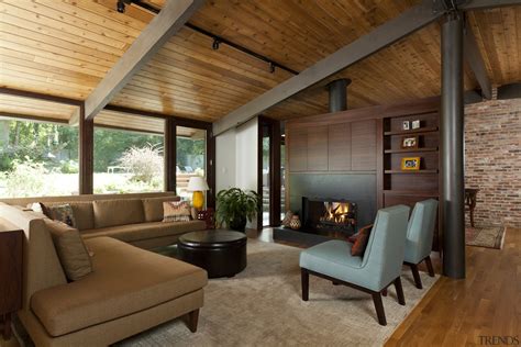 living area  post  beam house gallery  trends