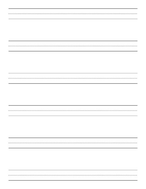 penmanship paper   lines  page  letter sized paper