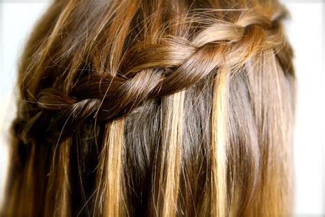 how to create a diy dutch waterfall braid cute braided hairstyles