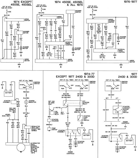 mercedes  sl wiring diagram wiring diagram