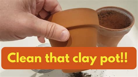 clean clay pots hobby bobby youtube