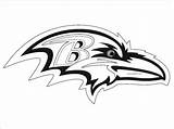 Coloring Ravens Baltimore Nfl Pages Printable sketch template