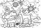 Coloring Winter Pages Printable Scene Awesome Christmas Kids Color Animals Print Animal Beautiful Cute Worksheets Activities Whitesbelfast Choose Board sketch template