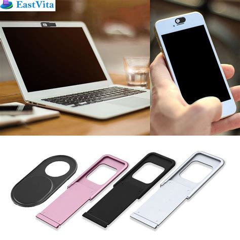 eastvita plastic webcam cover privacy protection shutter sticker camera cover case universal