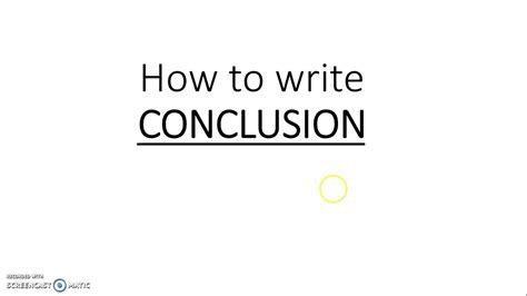 write conclusion   quantitative research paper shs youtube