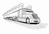 Tanker Camiones Trailor Trailers Kenworth Disegni Colorare Caballos Kidsplaycolor sketch template