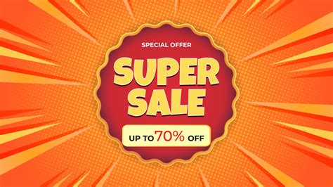 super sale background template special offer promo  dynamic shape