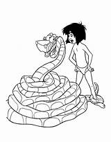 Snakes Mowgli sketch template