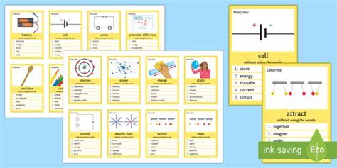 Electricity Can You Guess Cards Teacher Made