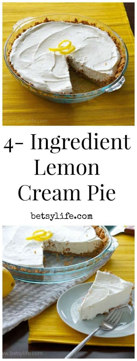 There Is No Simpler Dessert Than This Lemon Cream Pie