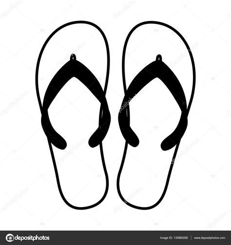 flip flop drawings    clipartmag