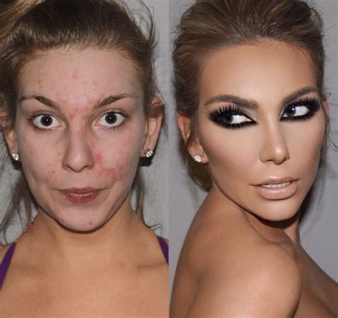 beforeafter  pictures  women    makeup