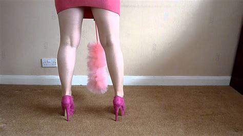 Pink High Heels And A Short Skirt Youtube