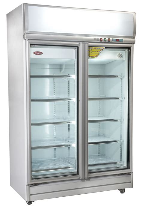 double glass door refrigerator  rs unit double door refrigerator