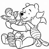 Coloring Pages Disney Easter Spring Winnie Pooh Happy Birthday Colouring Princess Printable Drawing Kids Getcolorings Color Baby Drawings Clip Library sketch template