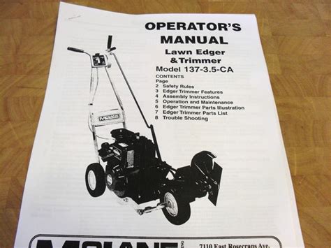mclane edger manual mcclane  rp lawn edger parts sears partsdirect pic florence