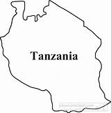 Tanzania Map Clipart Outline Country Maps Search Results Gray Clipground Size sketch template