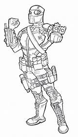 Coloring Pages Deadshot Dc Printable Comics Getcolorings sketch template