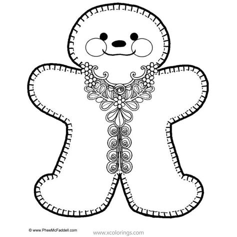 gingerbread man coloring pages boy  girl xcoloringscom