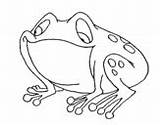 Toad Coloring Starving Coloringcrew Frog Girl sketch template