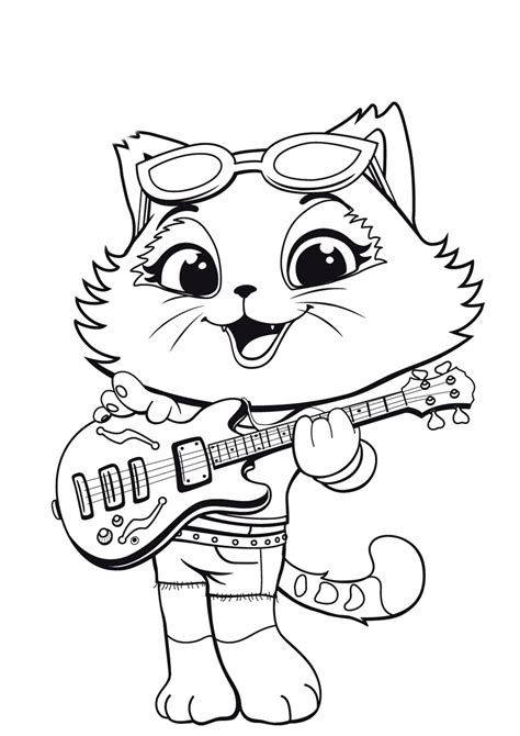 cats coloring pages printable coloring pages  kids