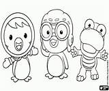Coloring Pororo Pages Penguin Crong Little Printable Games Choose Board Kidsworksheetfun sketch template
