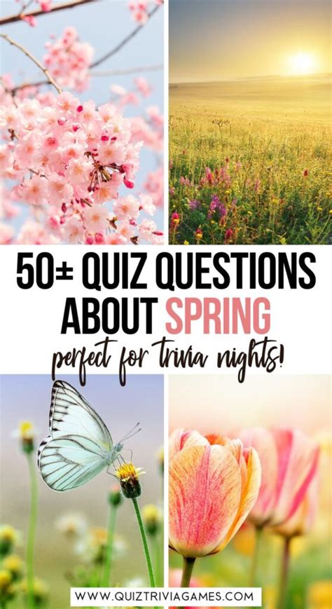 spring quiz questions  answers quiz trivia games