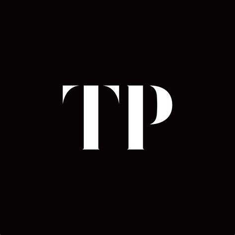 tp logo letter initial logo designs template  vector art  vecteezy