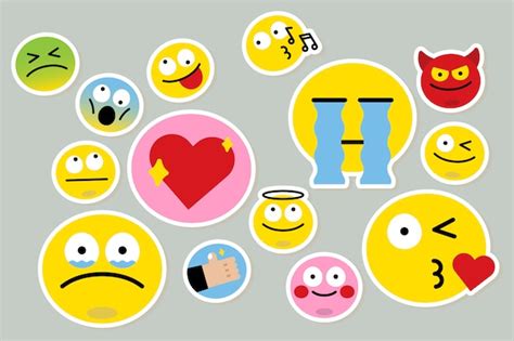 emoji set  vector