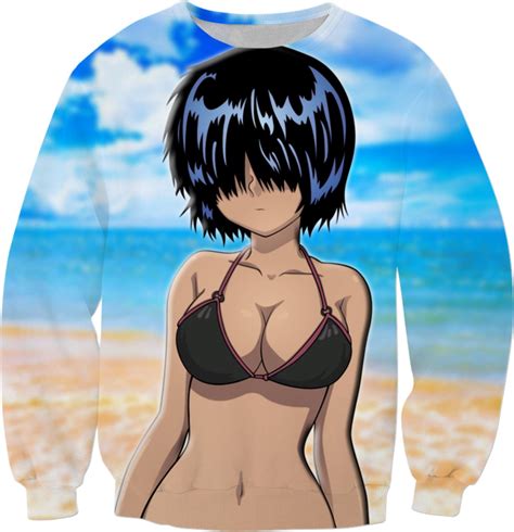 Sexy Anime Girl At Beach In Bikini