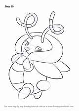Volbeat Step Pokemon Draw Drawing Drawingtutorials101 Tutorials sketch template