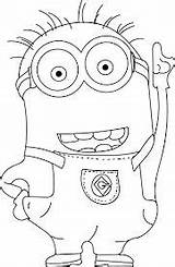 Minion Pages Mighty Och Coloring sketch template